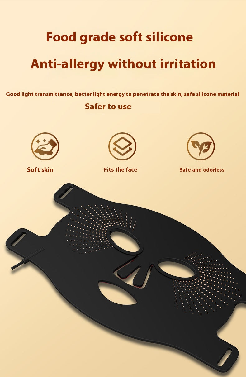 Photon Facial Mask LED Lamp for Skin Rejuvenation and Wrinkle Reduction