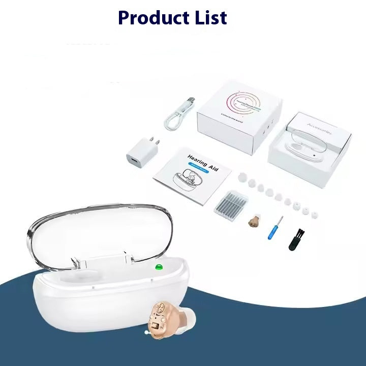 Invisible Hearing Aid High-end Intelligent Noise Reduction Within The