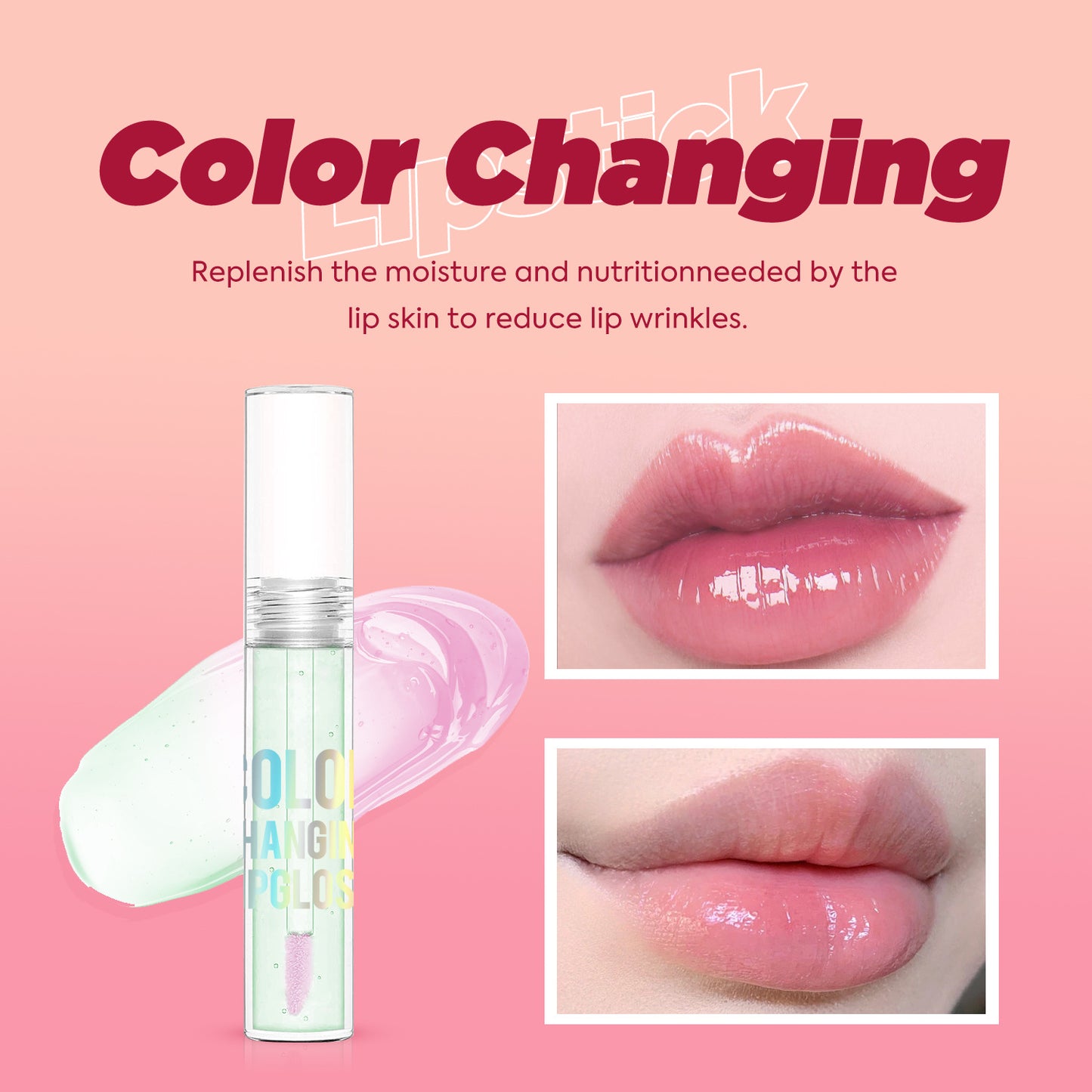 Color Changing Lip Lacquer Moisturizing Lipstick - Princess Series