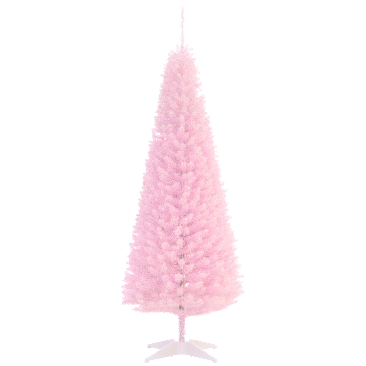 5ft Slim Pink Artificial Christmas Tree with 294 Branch Tips
