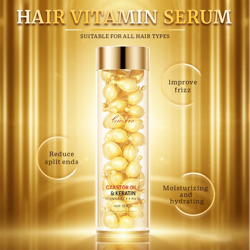 Portable Hair Oil Capsules - Travel-Friendly Nourishing Hair Treatment