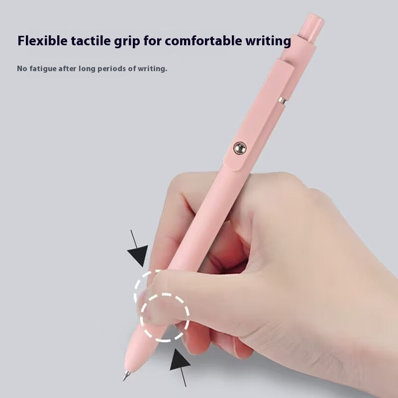 Neutral Refill Pen Set - 0.5mm Tip, Gradient & Morandi Colors, 5 Pieces