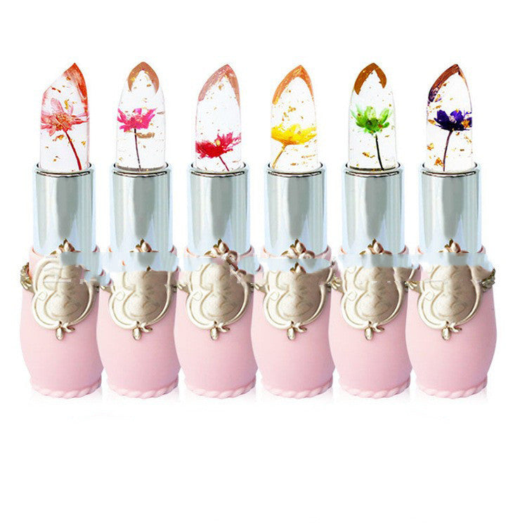 Color Changing Dried Flower Lip Balm - Nourishing Natural Moisturizer