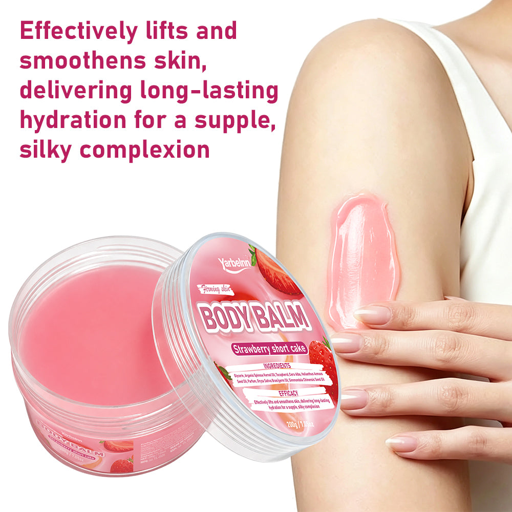 Strawberry Body Butter with Plant Oils