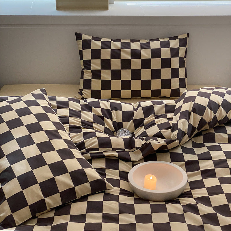 Four-Piece Quilt Cover Set Bed Sheets Bedding - Multiple Styles & Sizes