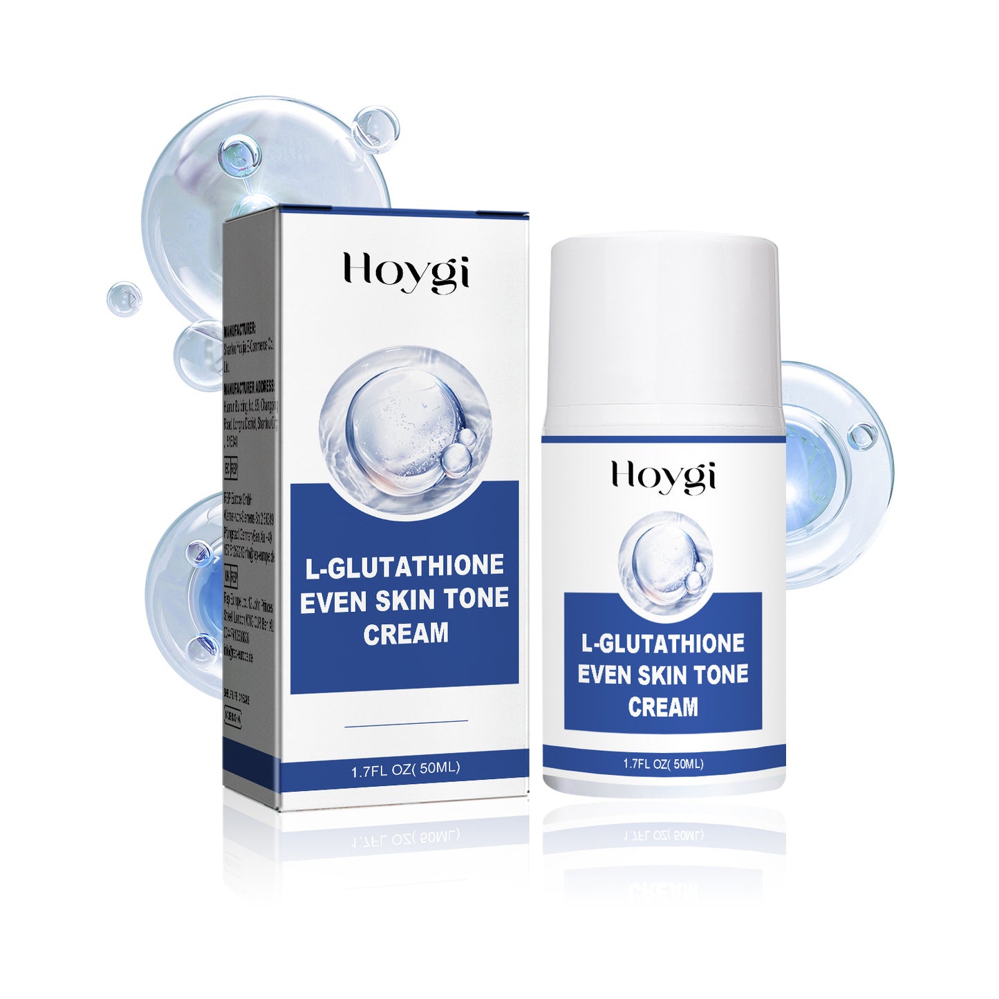 Hydrating Anti-Aging Face Cream with Hyaluronic Acid & Vitamin C - 50ml