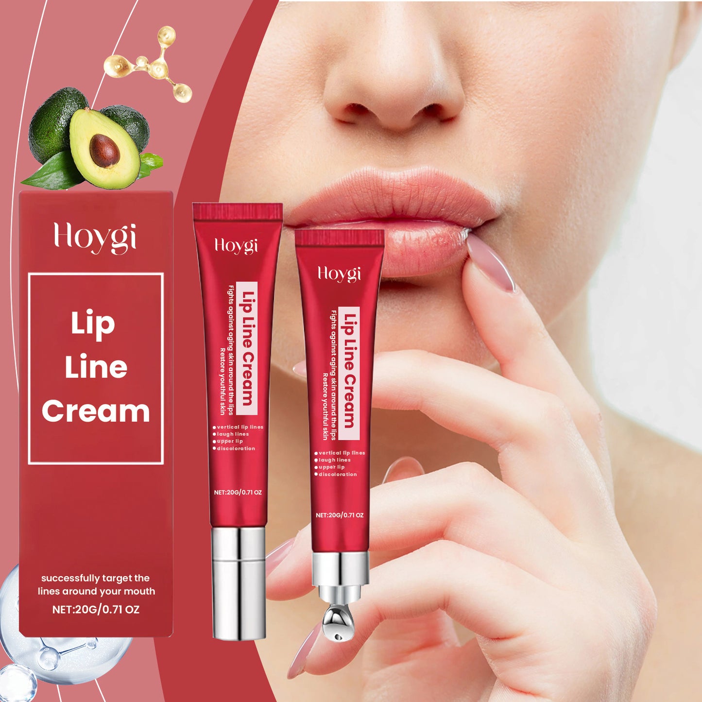 Lip Lines Repair Cream - Fade Lip Line Wrinkles, 20g