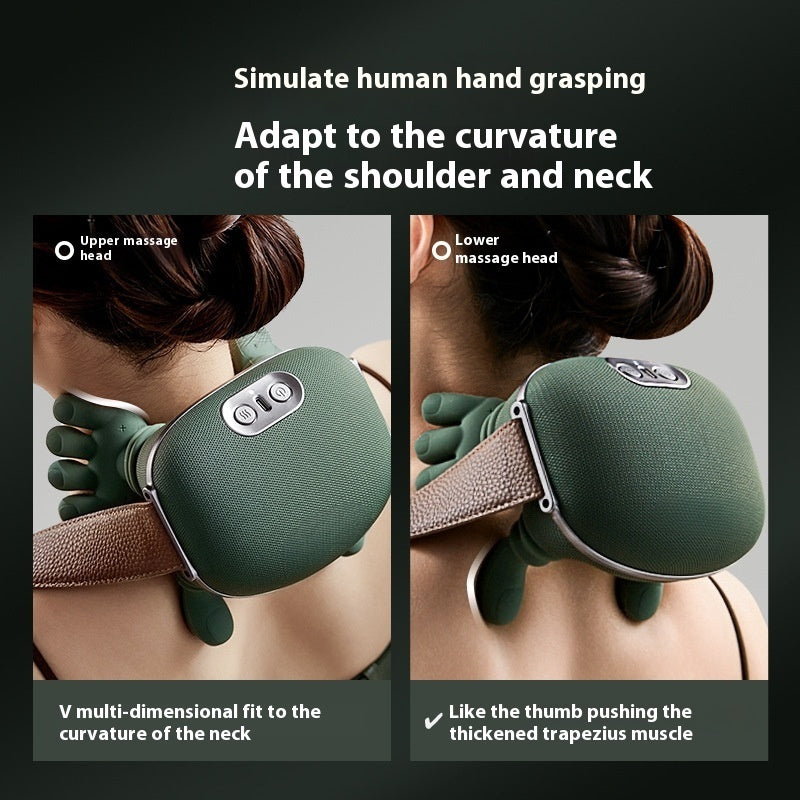 Electric Neck And Shoulder Muscle Massager Wireless Back Kneading