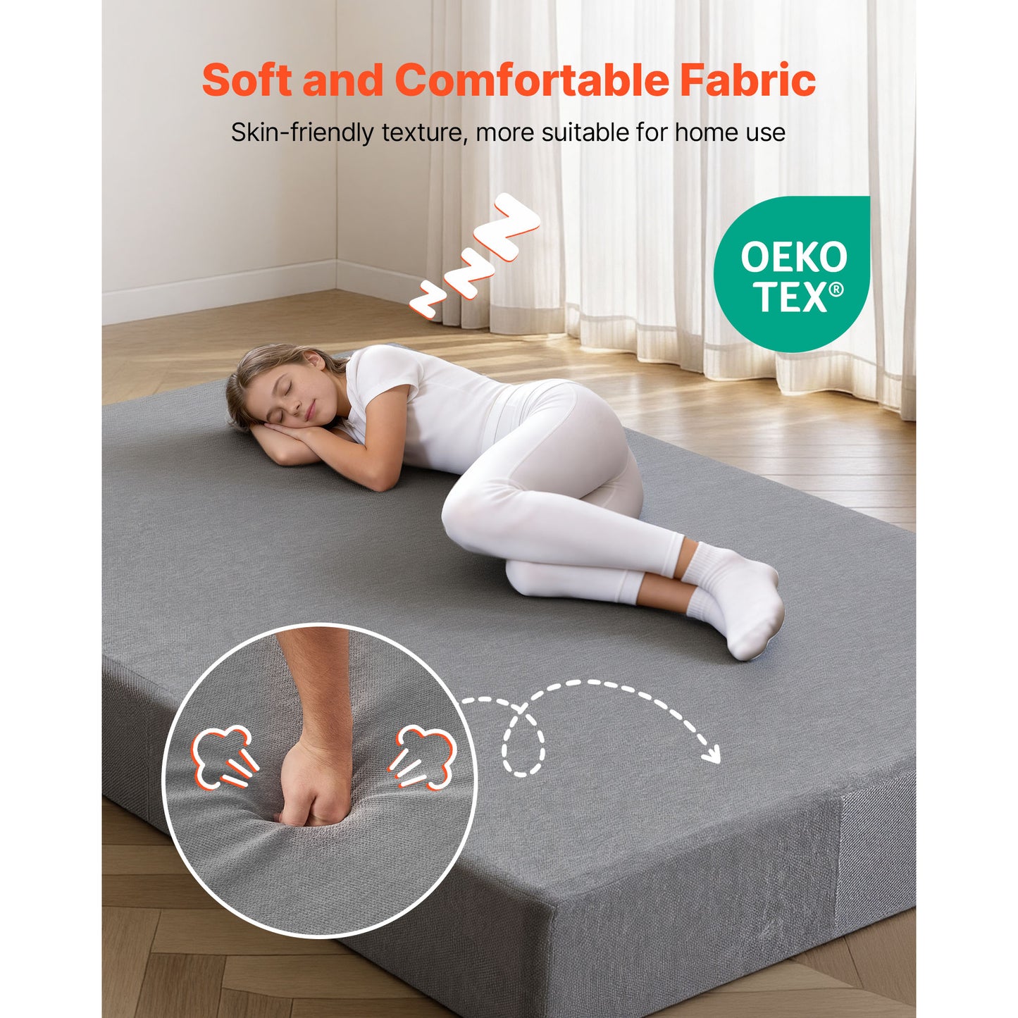 Kids Sensory Crash Pad 6x4 Ft Foam Play Mat for Jumping Climbing & Gymnastics