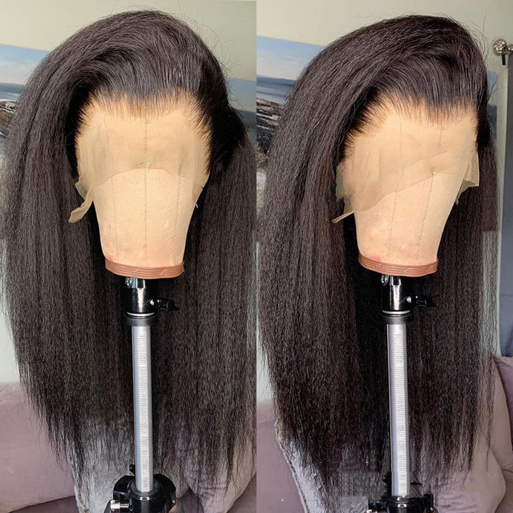 Women’s Creative Curly Lace Front Wig - Black, 14-30 Inch Synthetic Hair