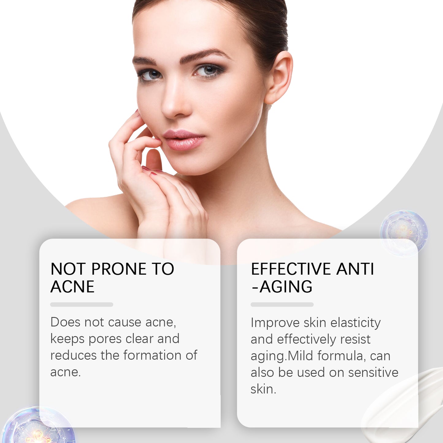 Moisturizing Sunscreen Protection Cream - Hyaluronic Acid Anti-Aging Formula