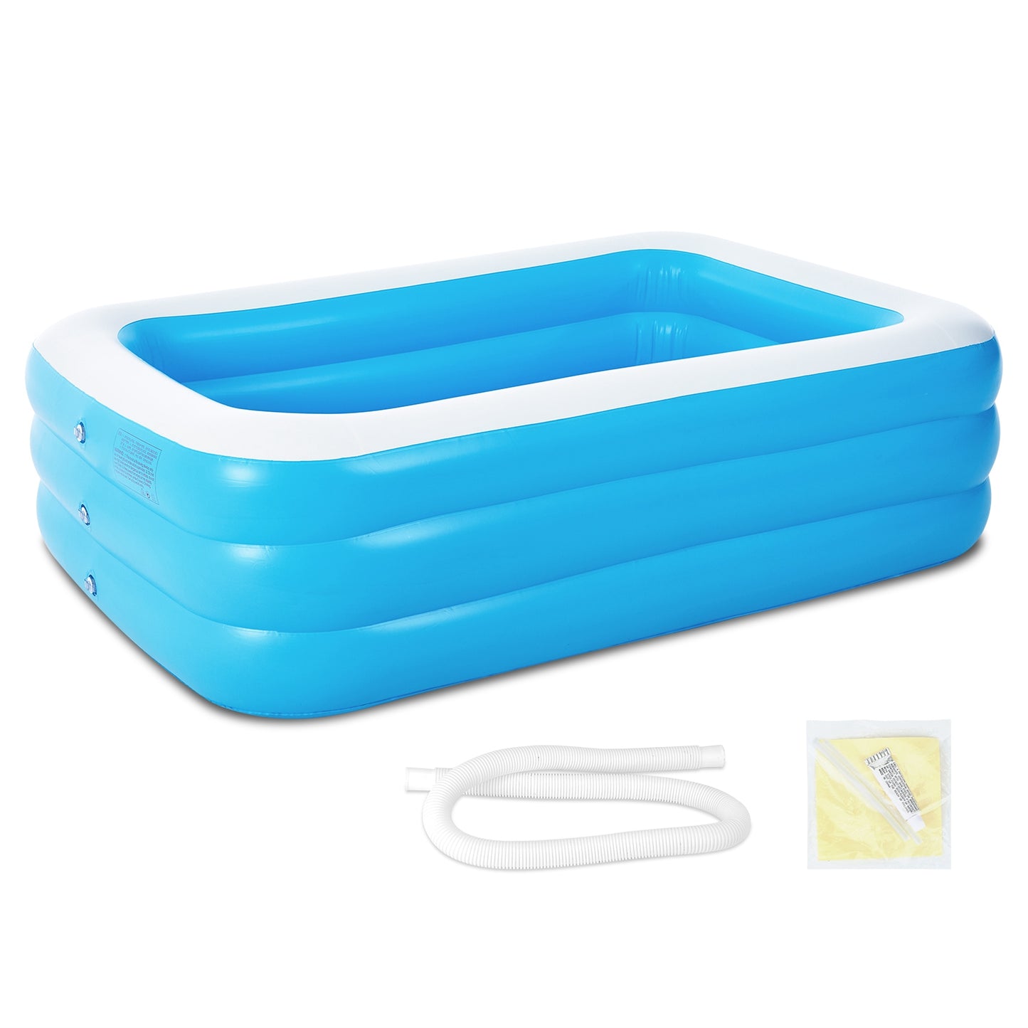 Inflatable Swimming Pool for Kids - Family Play Center 103x69x24in