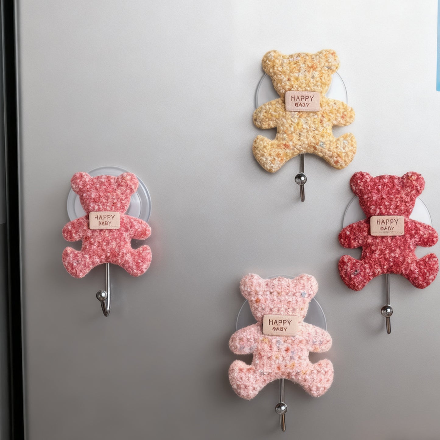 Bear Suction Cup Hook - Single Random Color