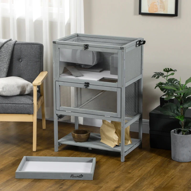 5-Tier Hamster Cage with Openable Roof Small Animal Habitat