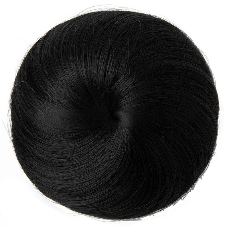 European & American Style Hair Bun Hairpieces for Women - Short Exotic Flair