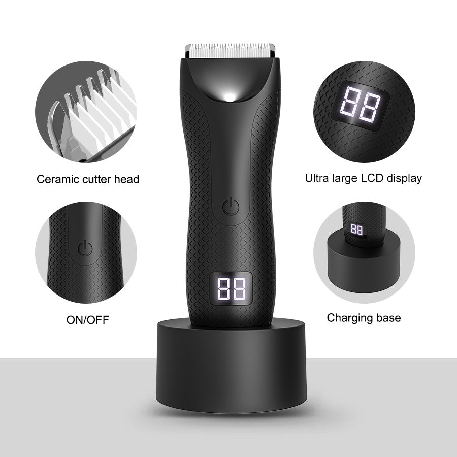 Electric Body Hair Trimmer Waterproof Clipper