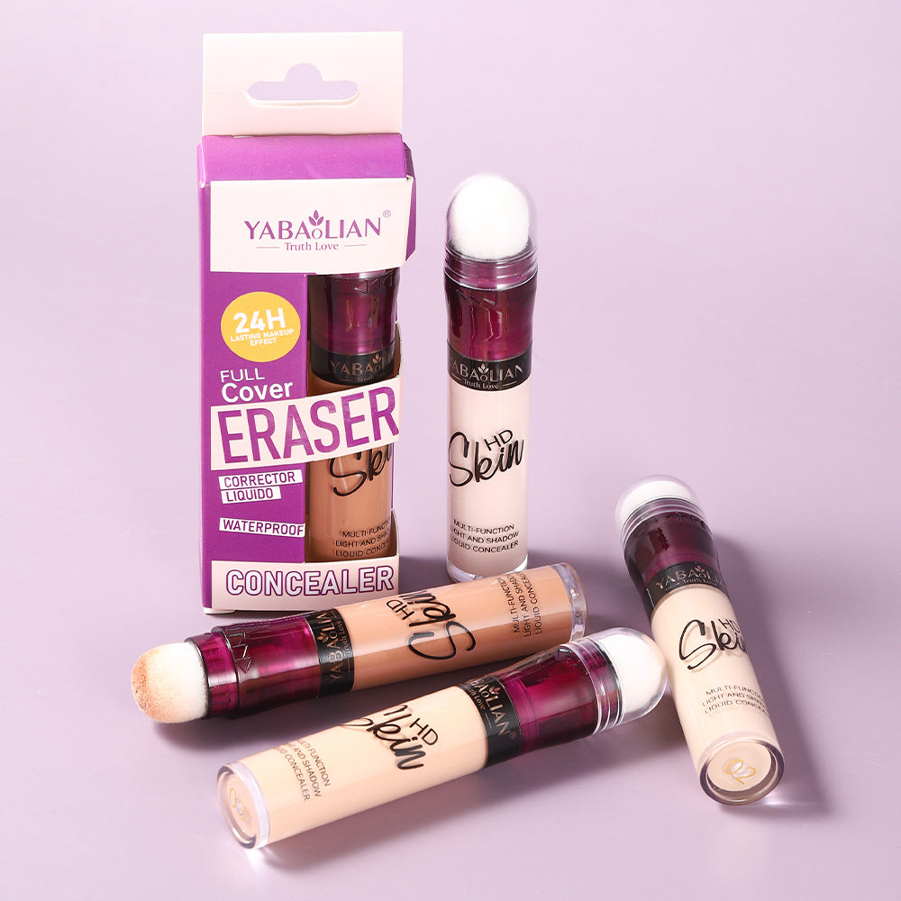 Liquid Foundation Concealer Makeup Set - Moisturizing Brightening, Waterproof, Multiple Colors
