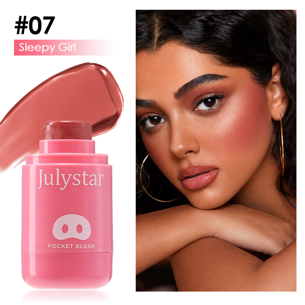 Natural Lip and Cheek Dual-Use Cream Blush - Moisturizing Tinted Makeup