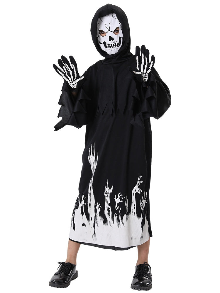 Luminous Death Halloween Costume Without Sickle for Kids and Teens