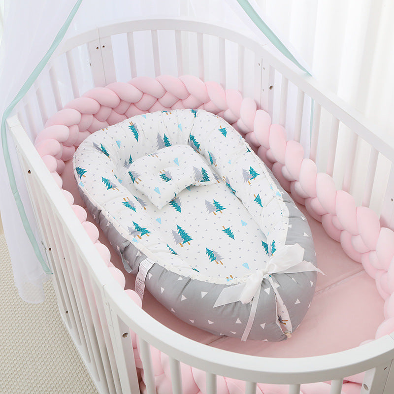 Foldable Removable Washable Portable Baby Bed in Bed with Anti-Pressure Support