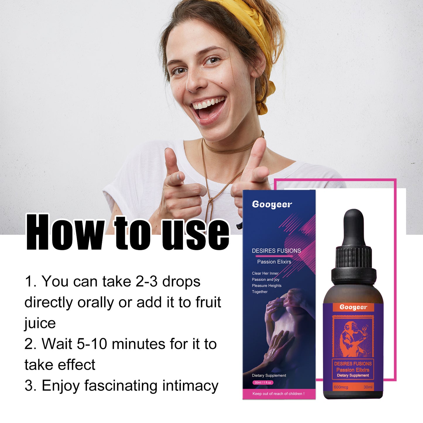 Women's Vitality Support Drops - Natural Shilajit & Ginseng Herbal Elixir