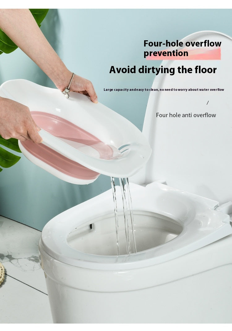 Foldable Bidet Basin for Maternity Care - Squat-Free Portable Bathroom Sink