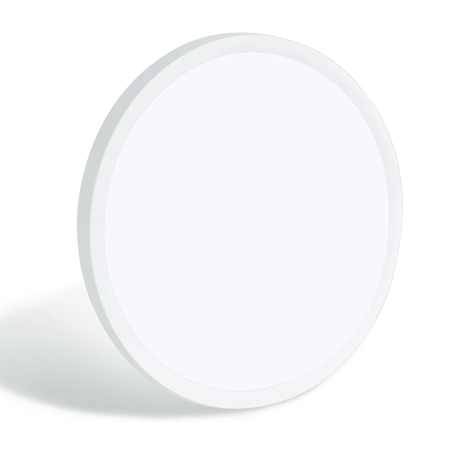 11.8 Inch White Ultra-Thin Ceiling Light - 6500K LED Flush Mount Fixture for Bedroom & Bathroom