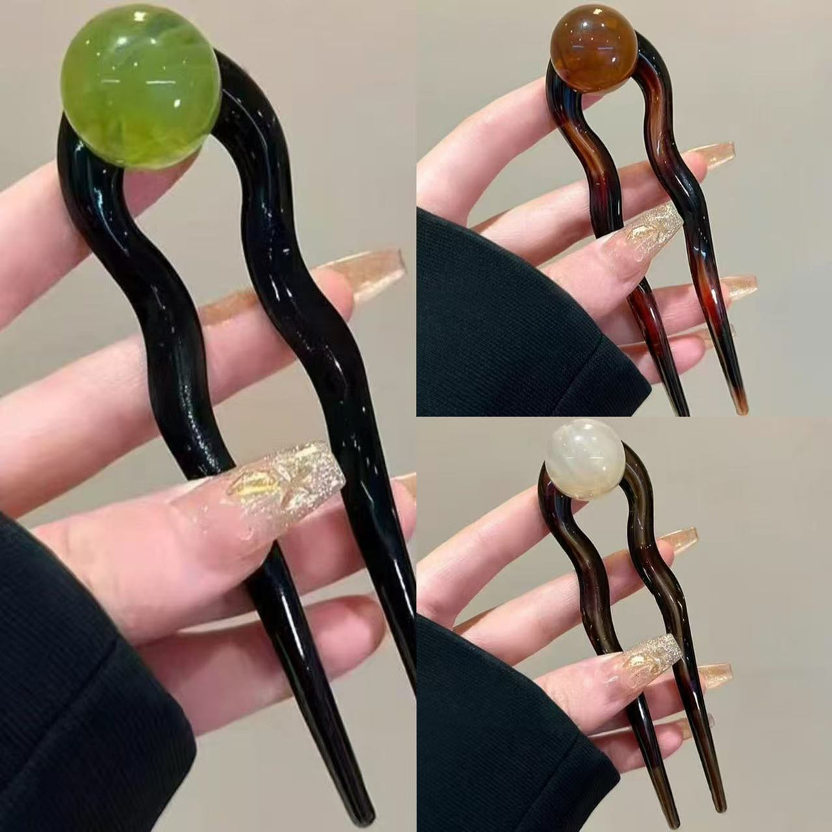 Retro U-Shaped Hair Pin Barrettes - Simple Hair Accessories