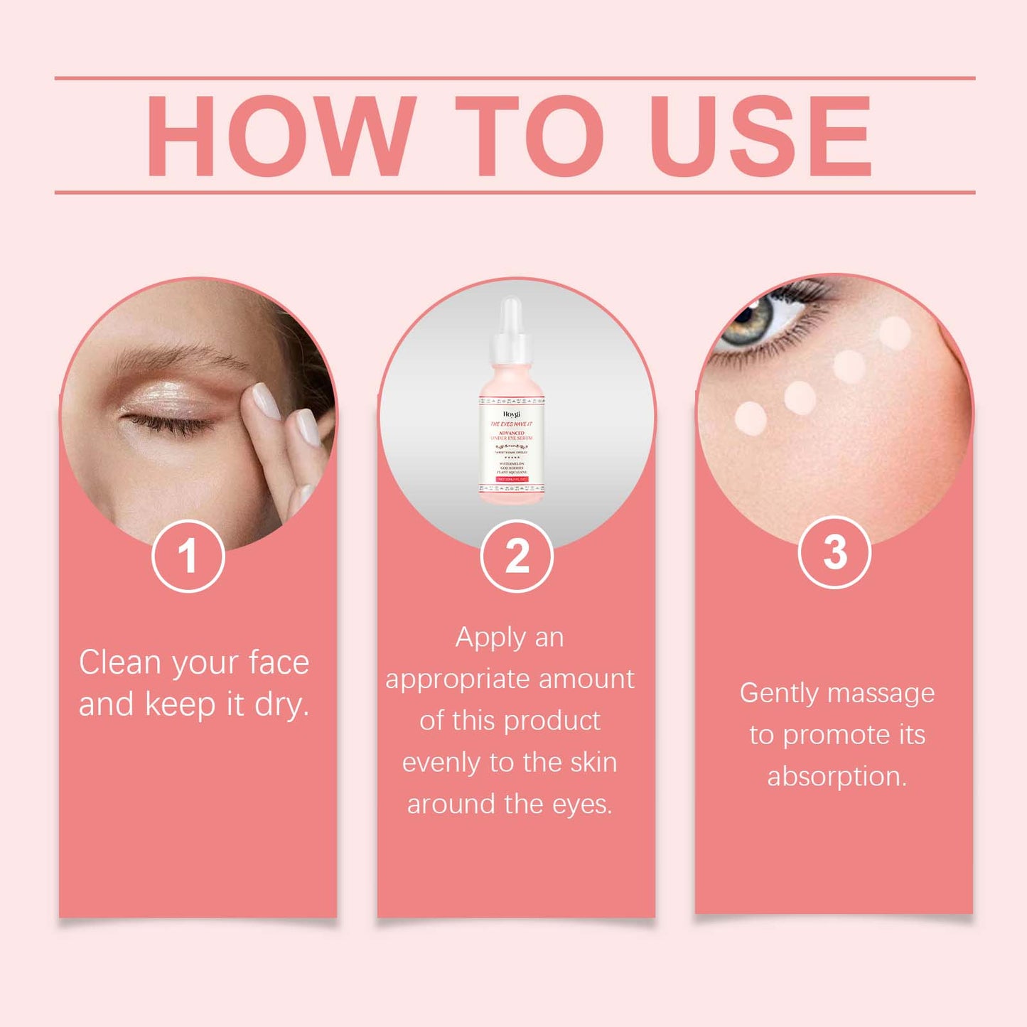 Anti-Wrinkle Eye Serum with Watermelon & Squalane - 30ml Firming Treatment