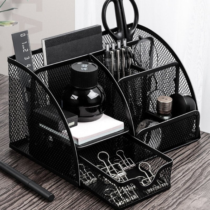 Metal Pen Holder Desk Organizer for Home Office Storage