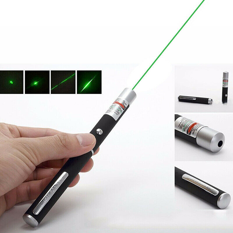 Green Laser Pointer Pen Light - High Power 532nm Laser Torch for Presentation & Outdoor Use
