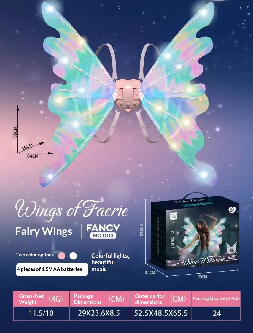 Children's Electric Luminous Butterfly Wings - Multiple Styles