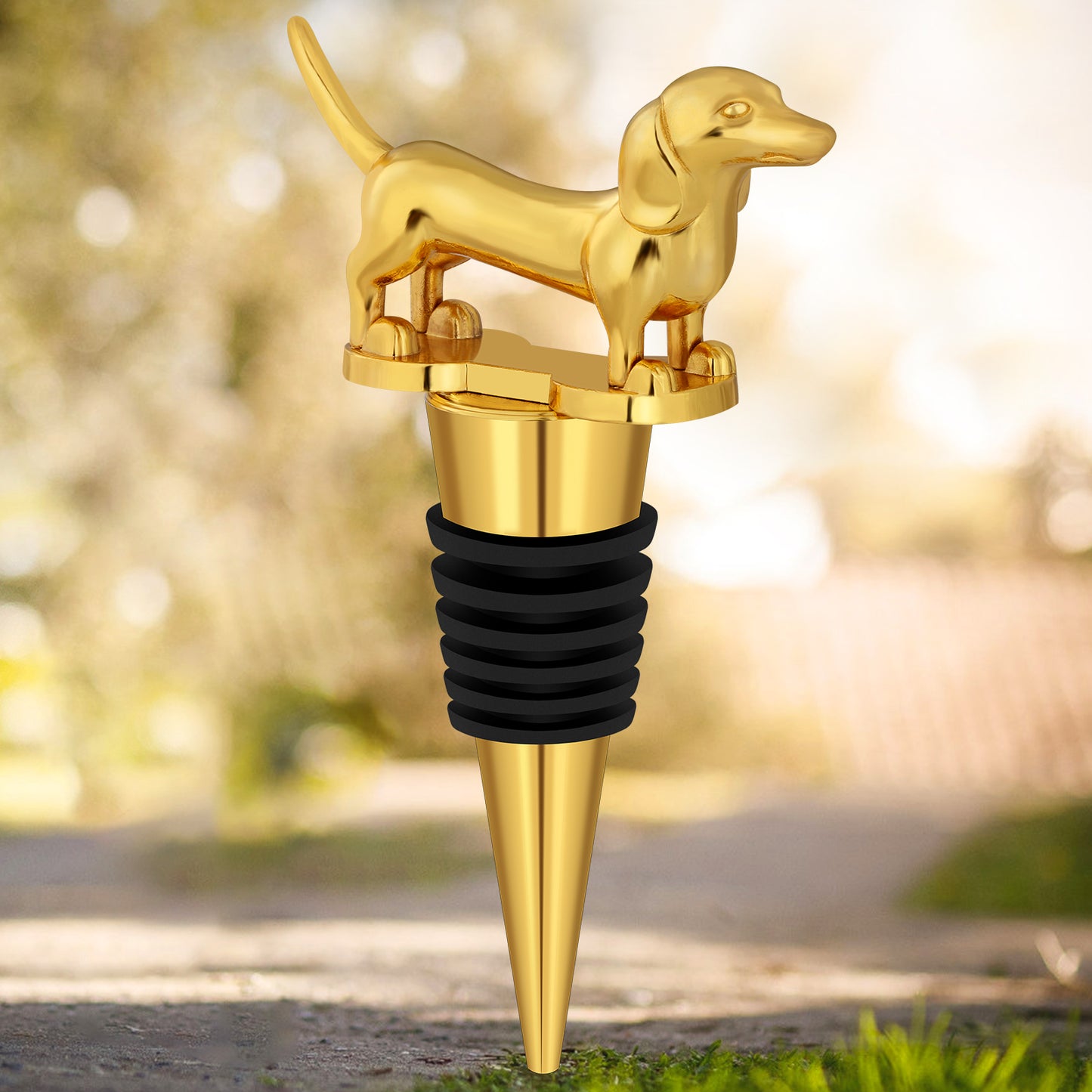 Dachshund Wine Stopper - Unique Dog-Shaped Bottle Sealer