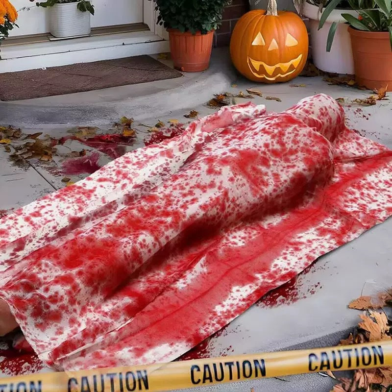 Halloween Blood-Stained Fake Corpse Horror Prop Hanging Ornament for Decorations