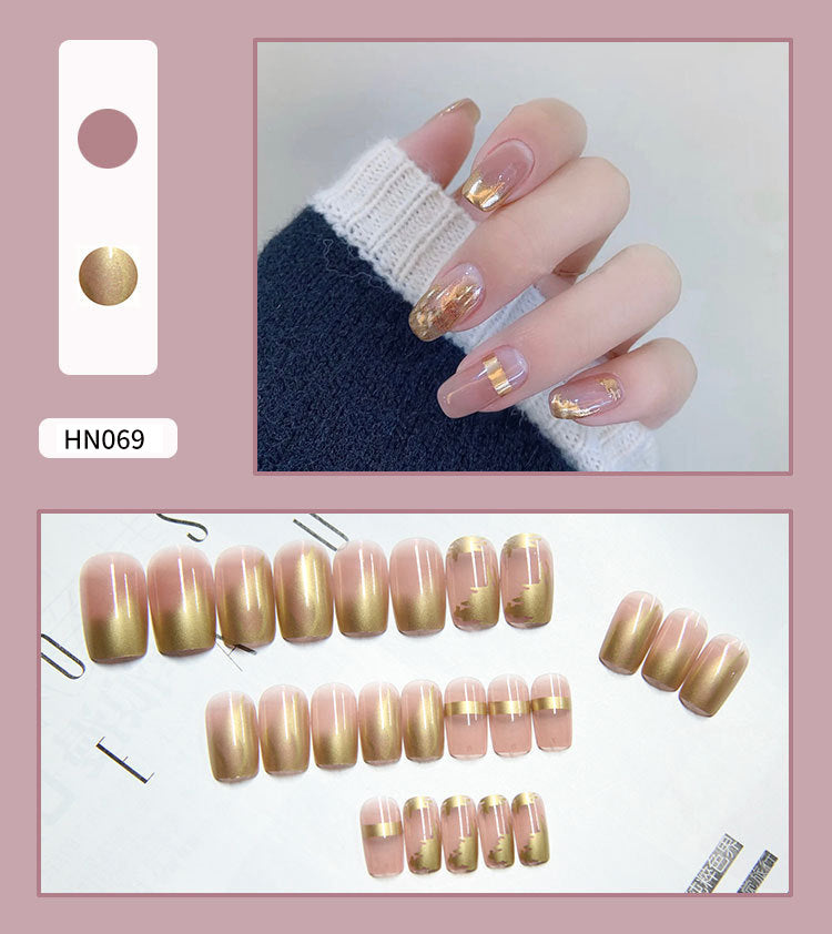Fake Nail Art Patches - Wearable Nail Decorations for DIY Manicure
