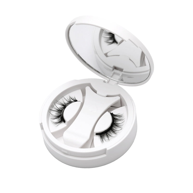 False Eyelash Set with Magnetic Soap Holder Camellia Style 26mm Eyelashes