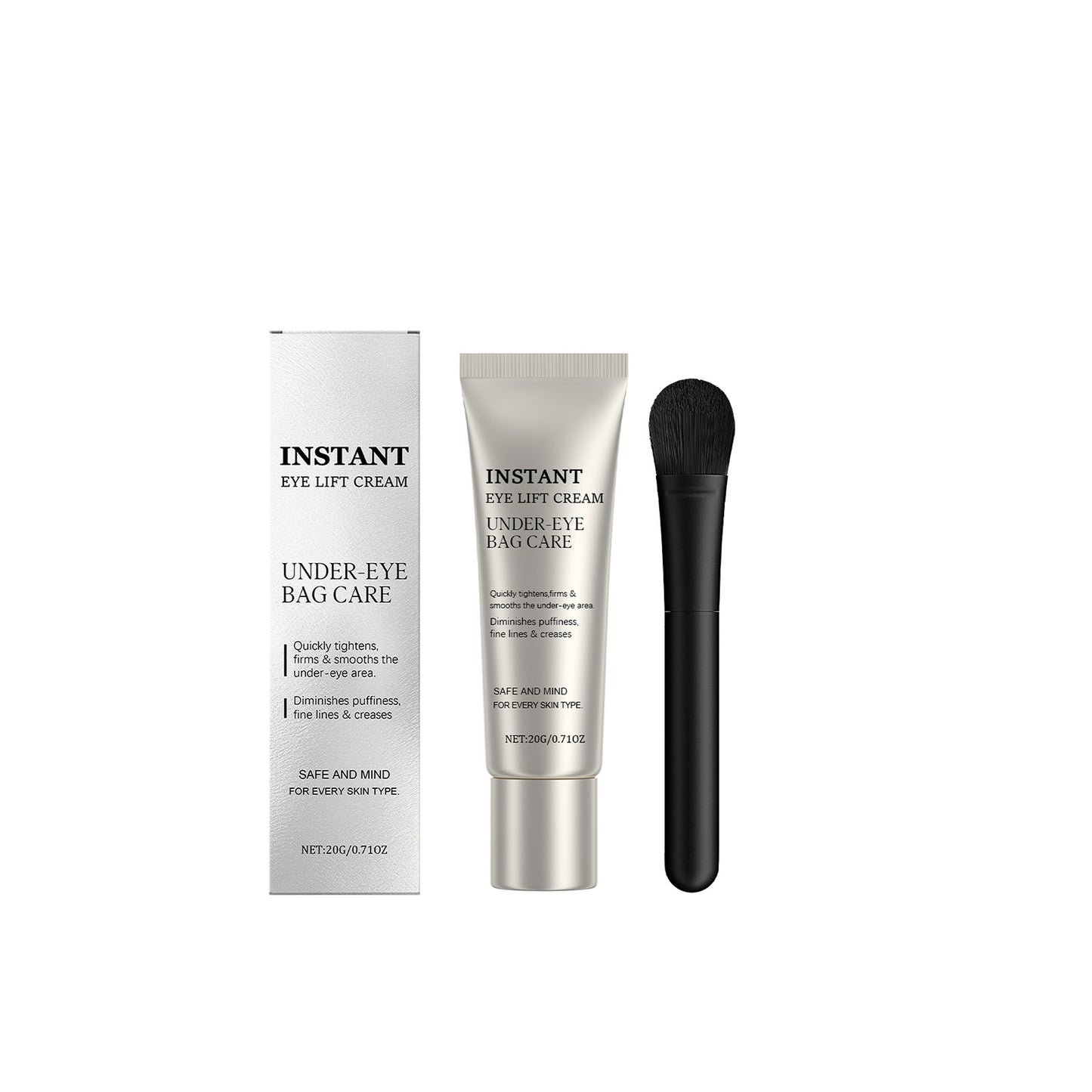 Elastic Eye Cream for Dark Circles and Puffiness - Firming Moisturizer