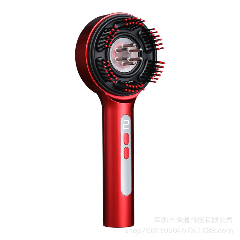 Electric Red Light Scalp Massage Comb Hair Growth
