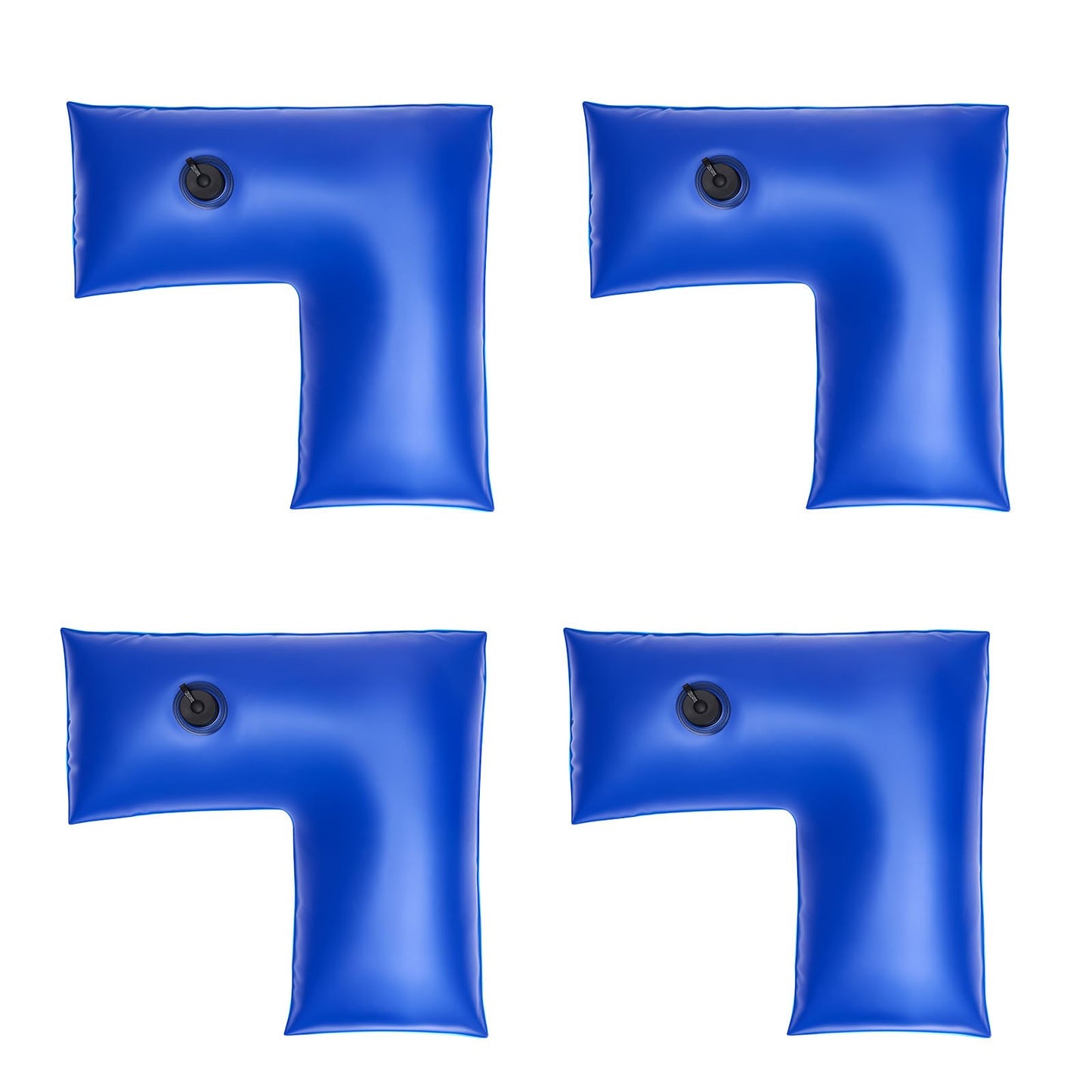 Heavy Duty Pool Cover Water Bags 26 Gauge Corner Water Bags 4 Pack 22.4 x 22.2 Inches