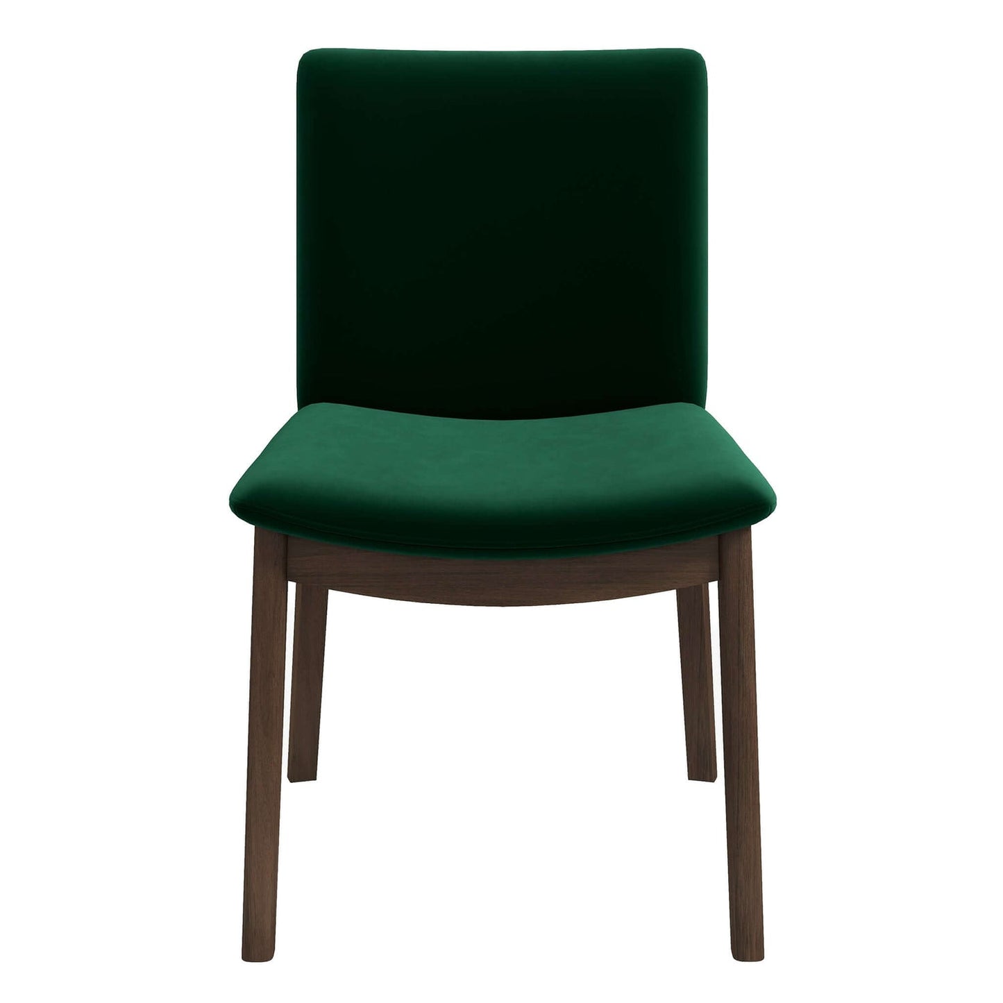 Kate Mid-Century Modern Dining Chairs Set of 2 - Velvet Upholstery