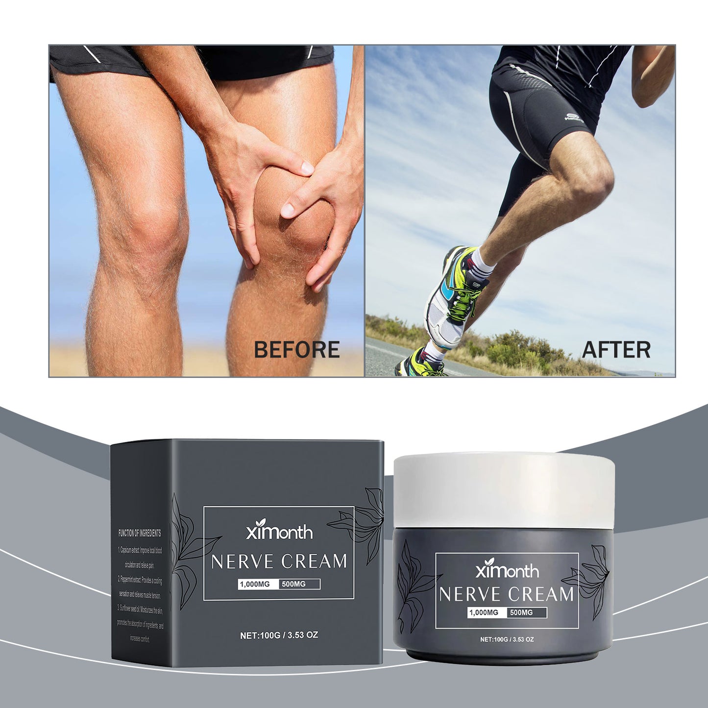 Herbal Joint Repair Cream - Soothing Massage Lotion for Knee & Body Pain