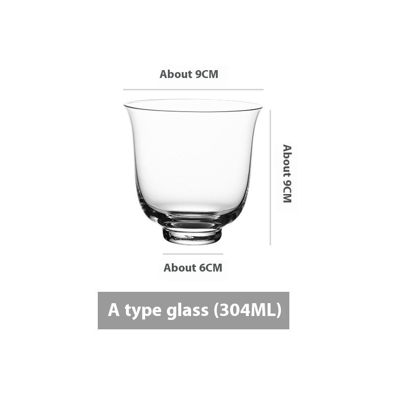 Simple Ins Style Handmade Crystal Glass Goblet - Multiple Variants