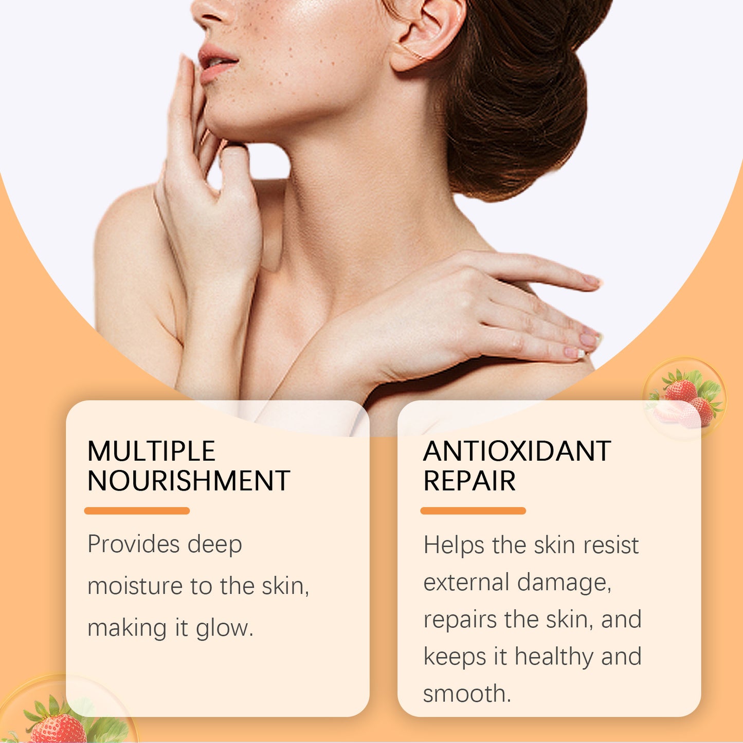 Strawberry Moisturizing Body Oil - Firming & Nourishing Skin Care 100ml