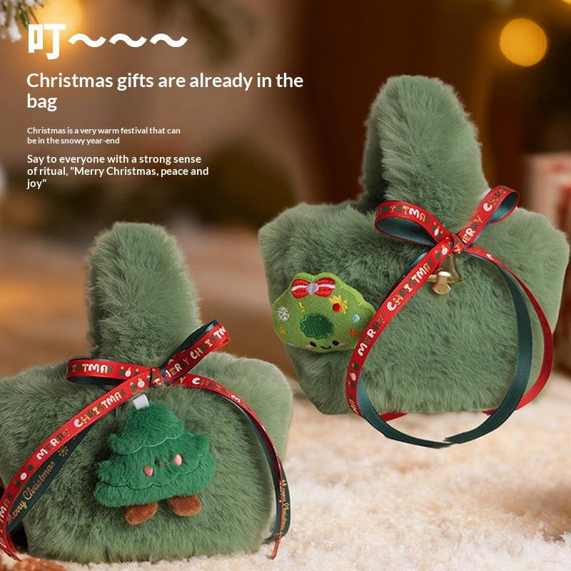 Christmas Gift Idea Cute Plush Candy Bags - Holiday Festive Decor