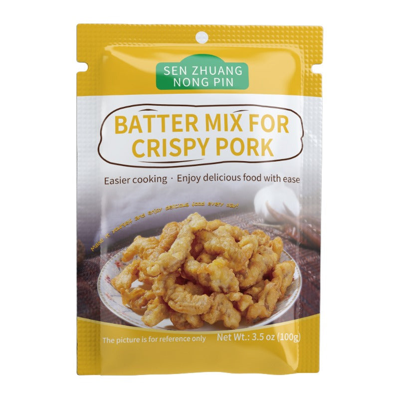 Crispy Pork Coating Mix - 3pcs for Chicken, Seafood & Veggies