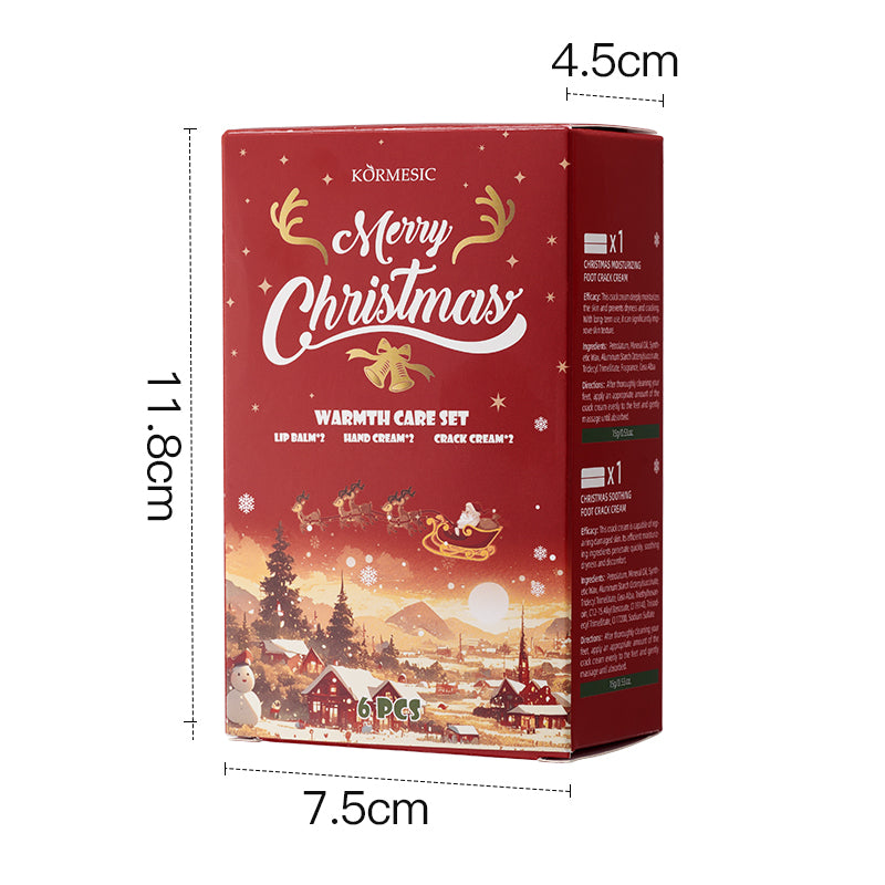 Christmas Warm Care Set - 6-Piece Body Care Combo