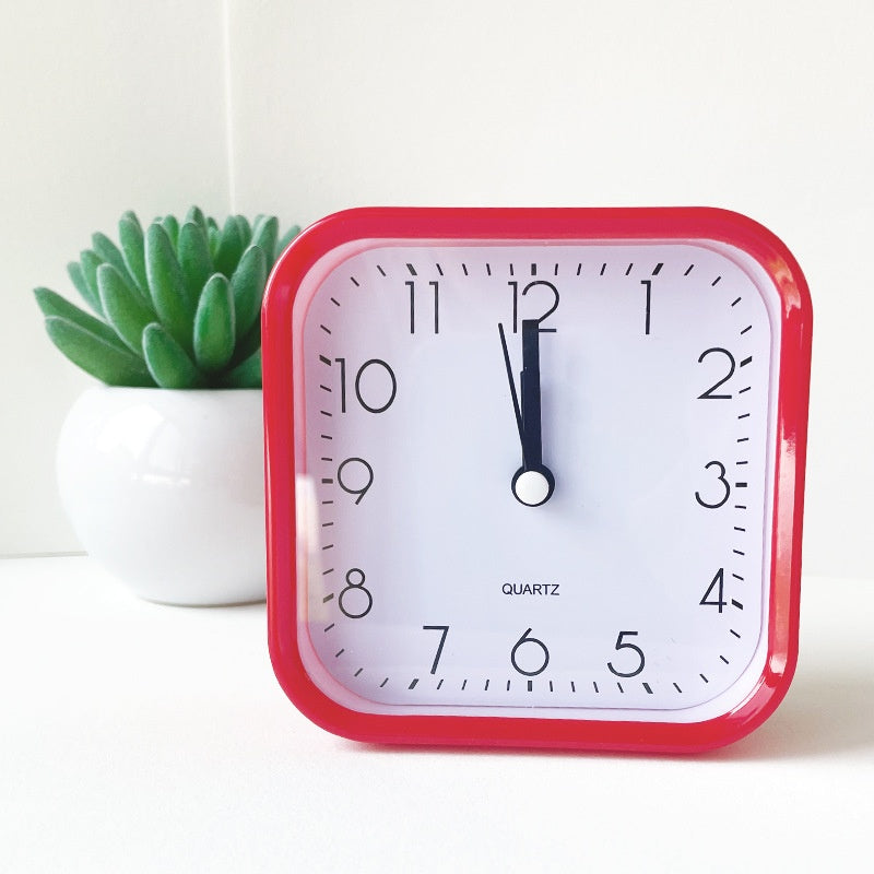 Voice-Controlled LED Bedside Clock with Calendar and Luminous Display