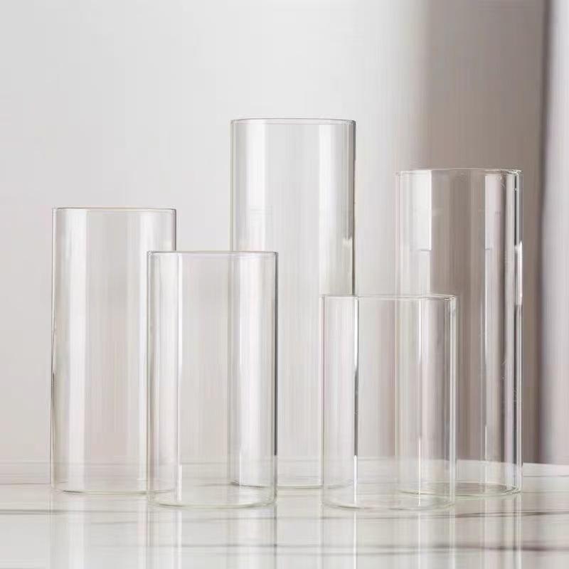Transparent Borosilicate Candle Holder - Modern Minimalist Home Decor