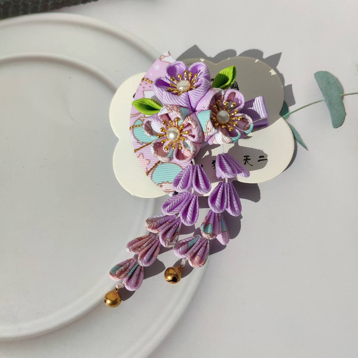 Floral Hairpin Japanese-Style Vintage Hair Clip