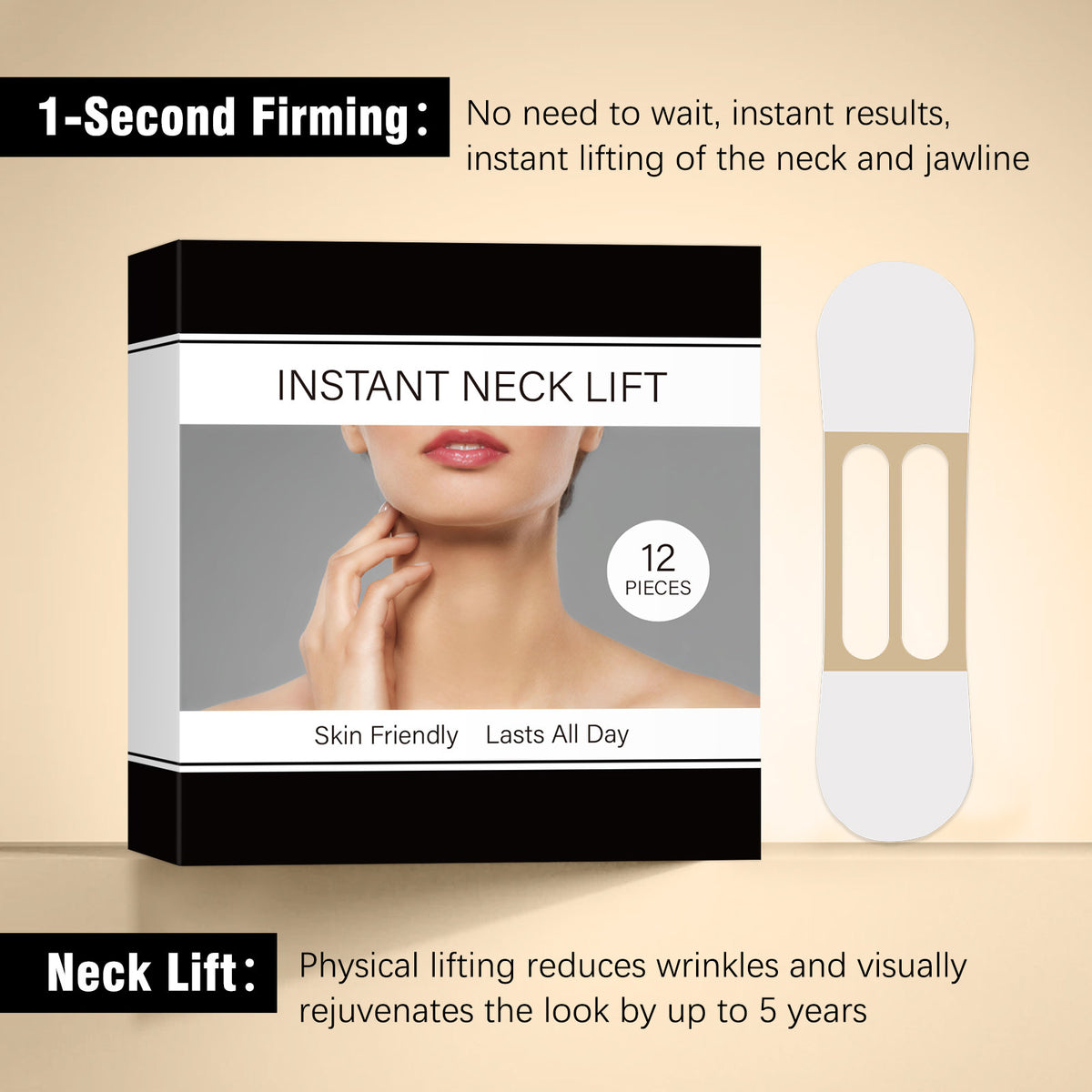 Fade Neck Pattern Invisible And Breathable Comfortable Physical